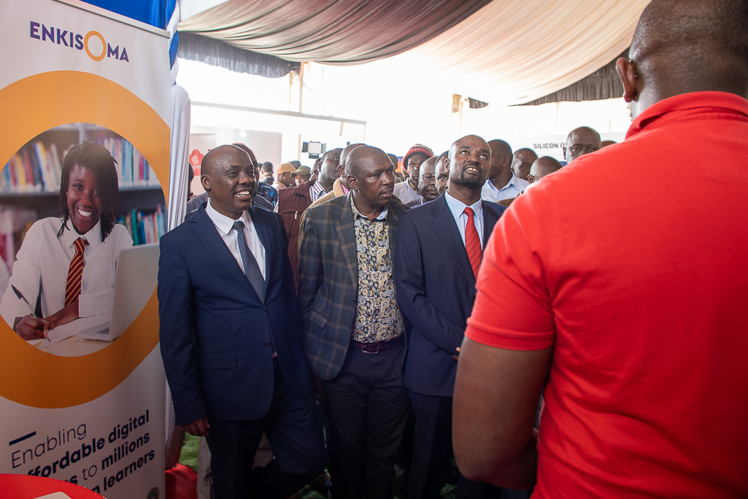 Enkisoma exhibition stand at Mulot ICT launch